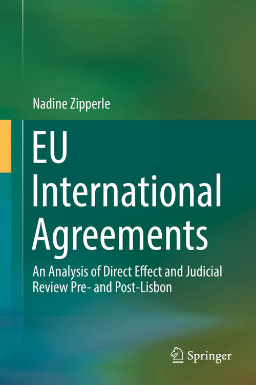 Book cover of EU International Agreements