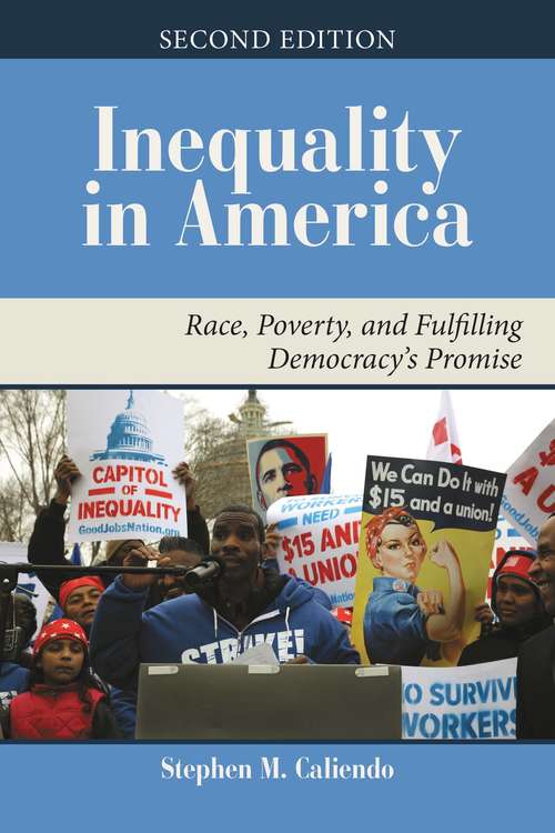 Book cover of Inequality in America: Race, Poverty, and Fulfilling Democracy's Promise
