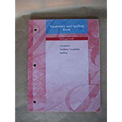 Book cover of Vocabulary and Spelling