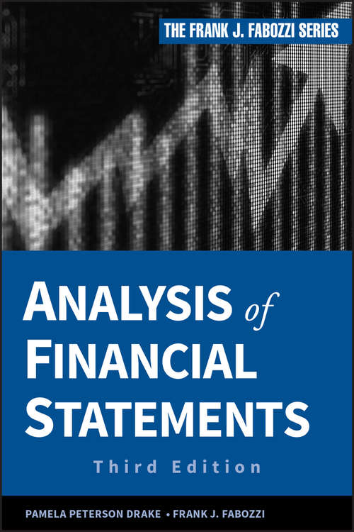 Book cover of Analysis of Financial Statements