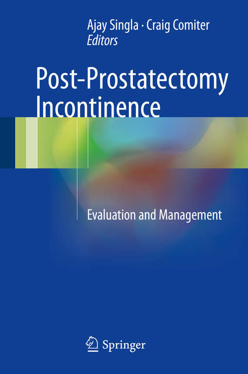 Book cover of Post-Prostatectomy Incontinence