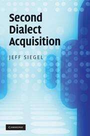 Book cover of Second Dialect Acquisition
