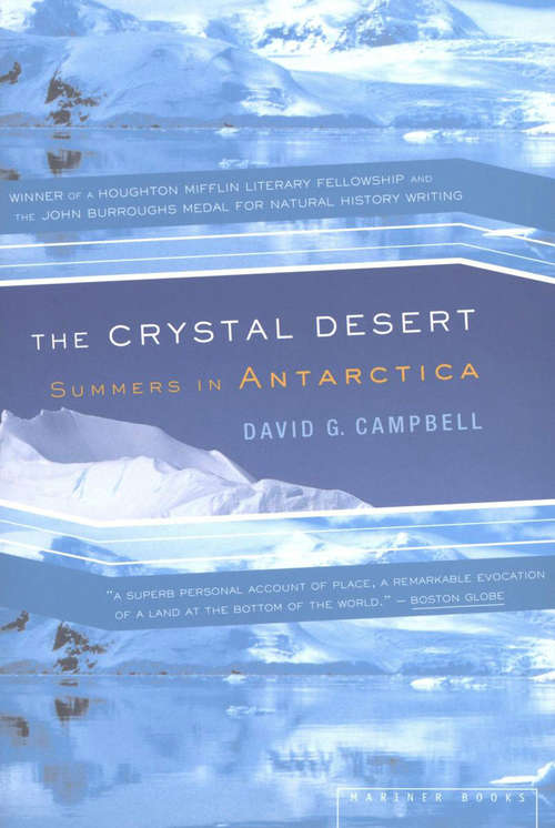 Book cover of The Crystal Desert: Summers in Antarctica