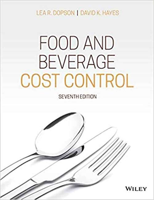 Food And Beverage Cost Control