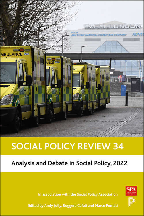 Book cover of Social Policy Review 34: Analysis and Debate in Social Policy, 2022 (Social Policy Review)