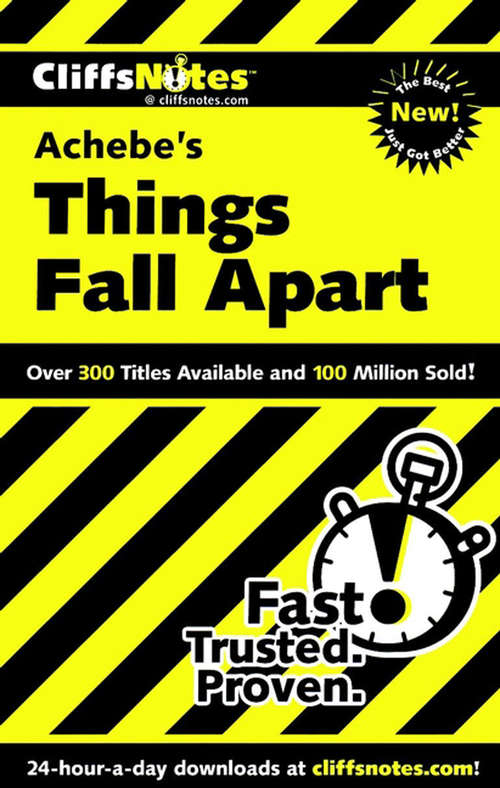 Book cover of CliffsNotes on Achebe's Things Fall Apart