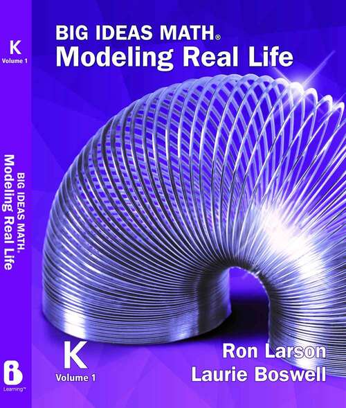 Book cover of Big Ideas Math: Modeling Real Life Grade K