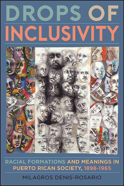 Book cover of Drops of Inclusivity: Racial Formations and Meanings in Puerto Rican Society, 1898-1965 (SUNY series, Afro-Latinx Futures)