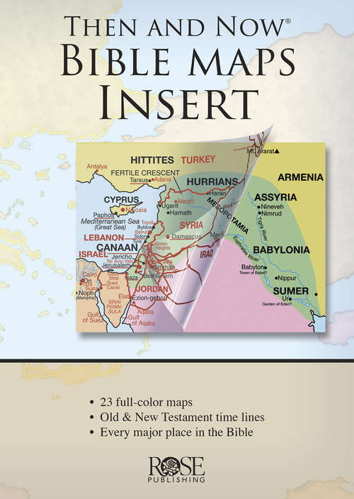 Book cover of Rose Bible Map Insert