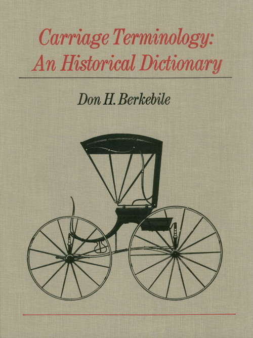 Book cover of Carriage Terminology