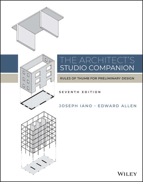 Book cover of The Architect's Studio Companion: Rules of Thumb for Preliminary Design