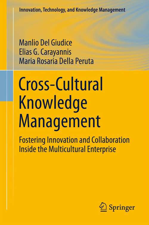 Book cover of Cross-Cultural Knowledge Management