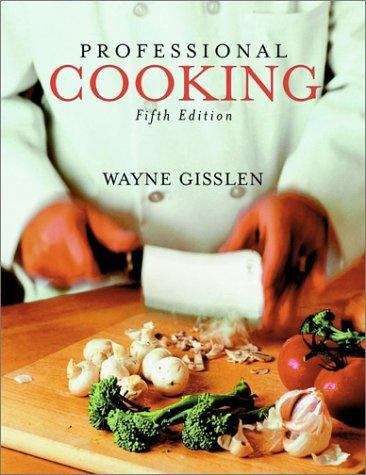 Book cover of Professional Cooking (5th edition)