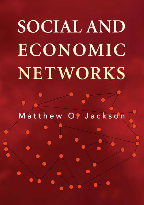 Book cover of Social and Economic Networks