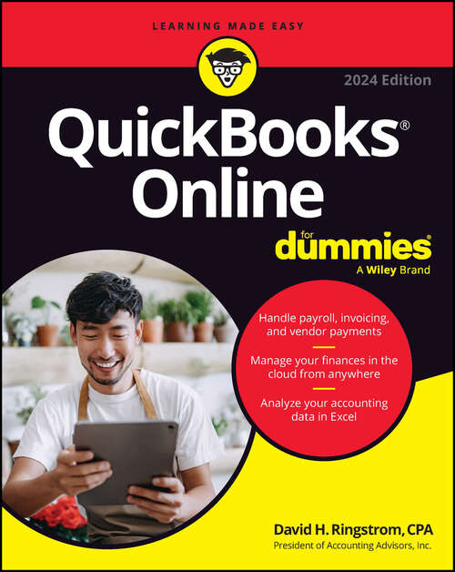 Book cover of QuickBooks Online For Dummies (2024 Edition)