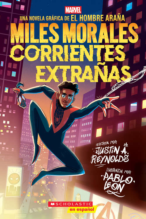 Book cover of Miles Morales: Corrientes extrañas (Miles Morales: Stranger Tides)