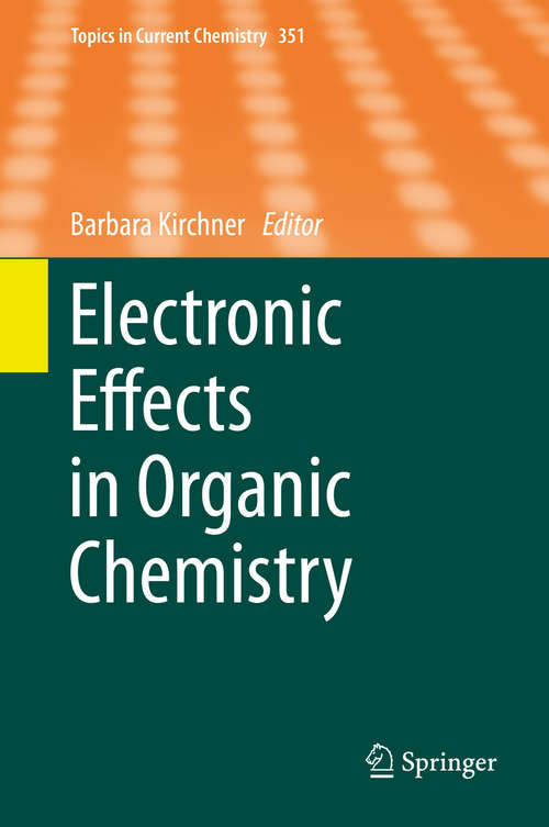 Book cover of Electronic Effects in Organic Chemistry