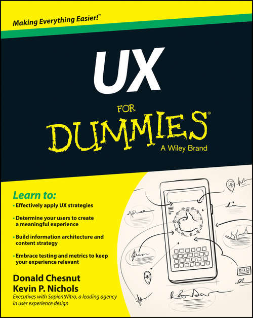Book cover of UX For Dummies