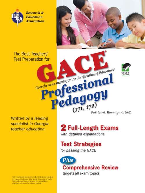 Book cover of Georgia GACE Professional Pedagogy