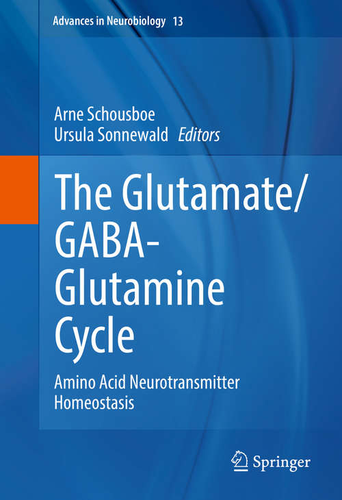 Book cover of The Glutamate/GABA-Glutamine Cycle
