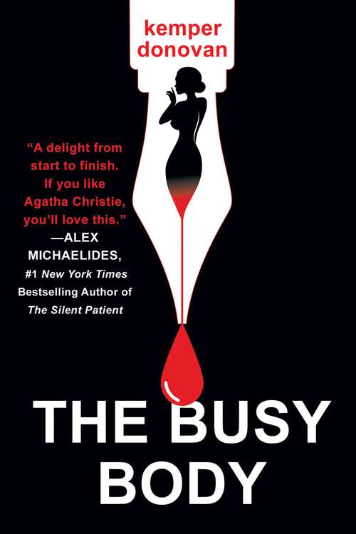 Book cover of The Busy Body: A Witty Literary Mystery with a Stunning Twist