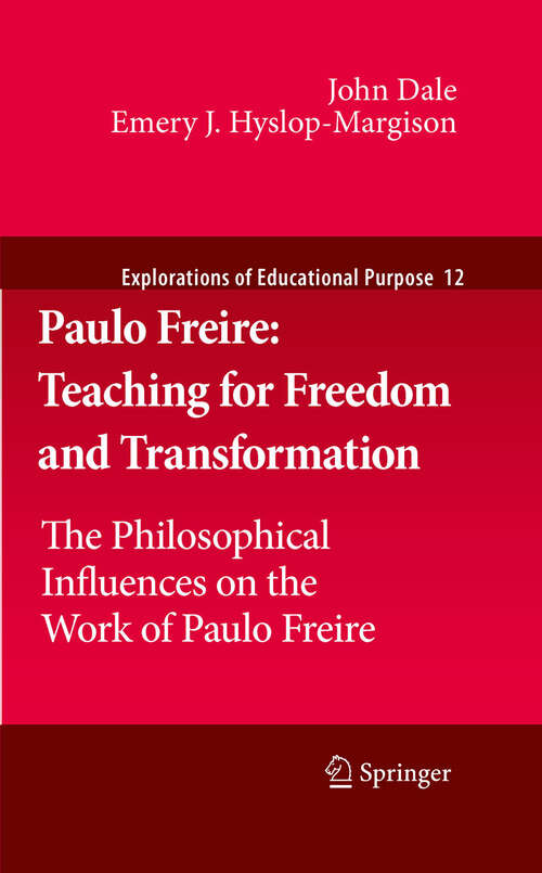 Book cover of Paulo Freire: Teaching for Freedom and Transformation