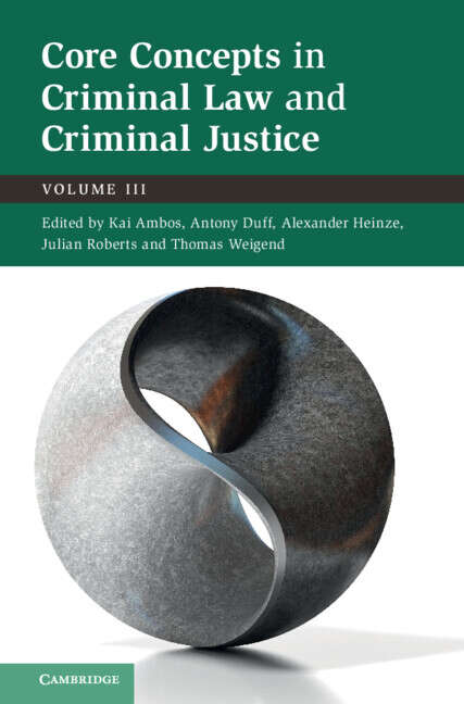 Book cover of Core Concepts in Criminal Law and Criminal Justice: Volume III