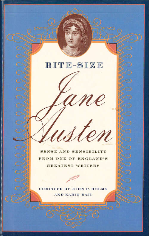 Book cover of Bite-Size Jane Austen: Sense and Sensibility from One of England's Greatest Writers