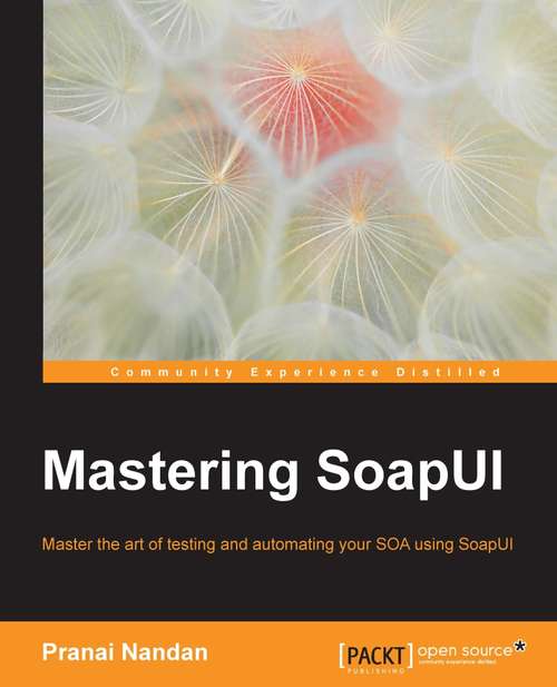 Book cover of Mastering SoapUI