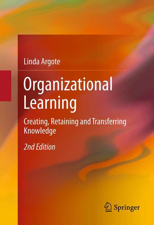 Book cover of Organizational Learning