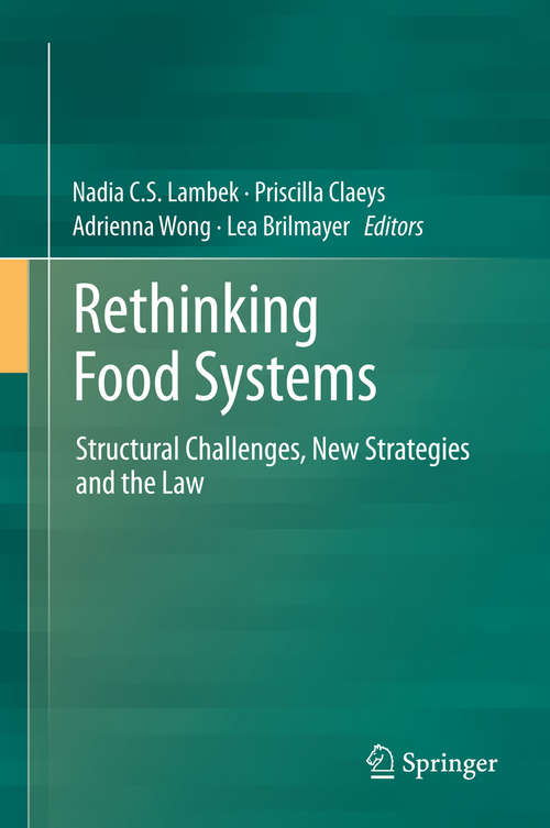 Book cover of Rethinking Food Systems