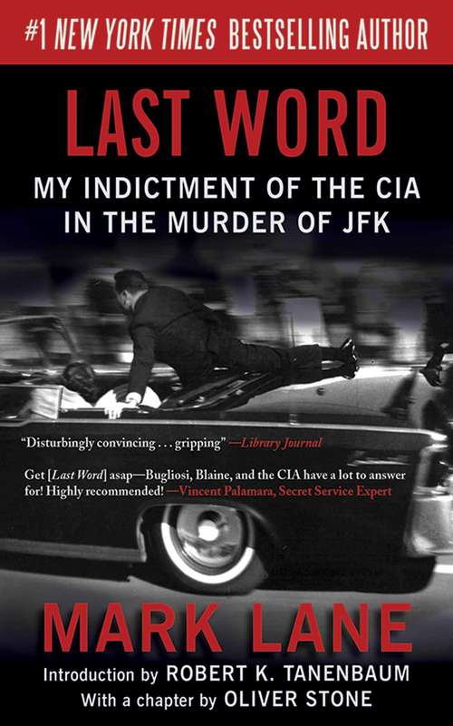 Book cover of Last Word: My Indictment of the CIA in the Murder of JFK