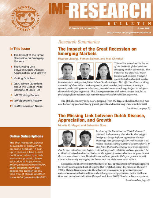 Book cover of IMF Research Bulletin