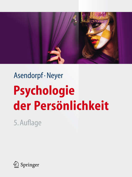 Book cover of Psychologie der Persönlichkeit