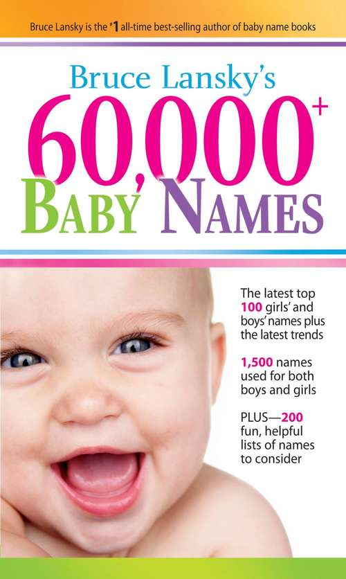 Book cover of 60,000+ Baby Names