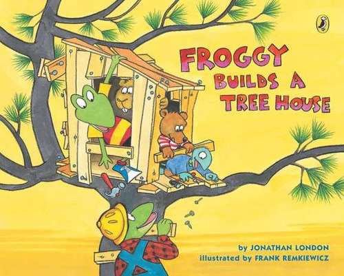 Book cover of Froggy Builds a Tree House
