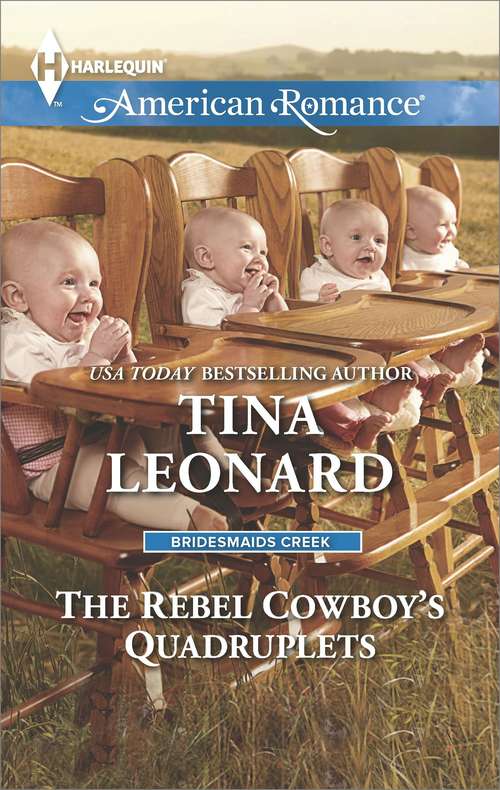 Book cover of The Rebel Cowboy's Quadruplets