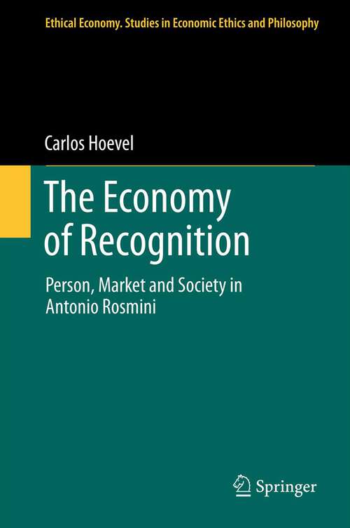 Book cover of The Economy of Recognition