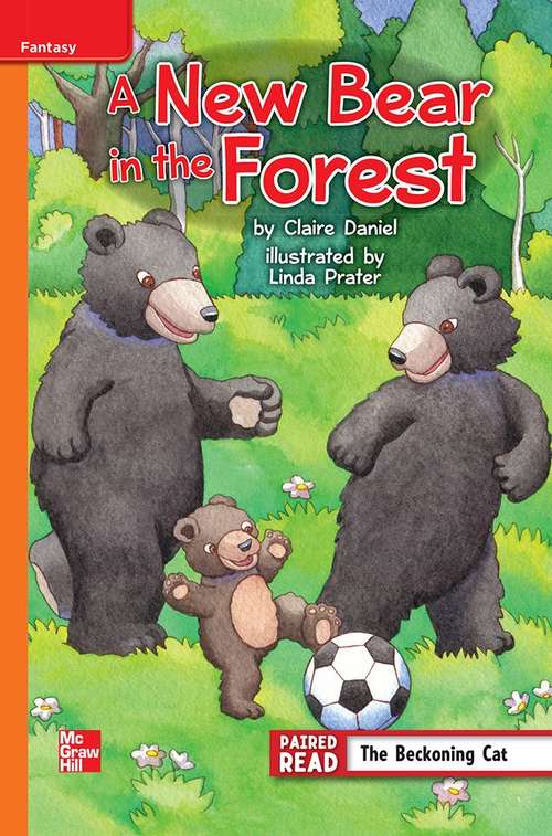 Book cover of A New Bear in the Forest [Approaching Level, Grade 4]