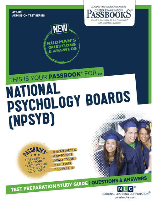 Book cover of NATIONAL PSYCHOLOGY BOARDS (NPsyB): Passbooks Study Guide (Admission Test Series)