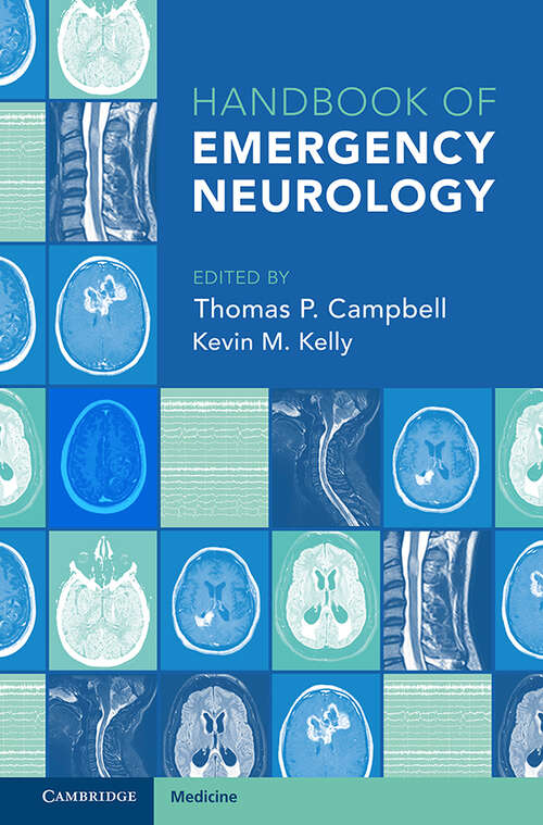 Book cover of Handbook of Emergency Neurology: Handbook For Emergency Physicians