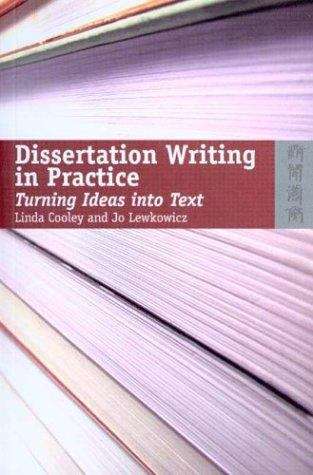 Dissertation Writing in Practice