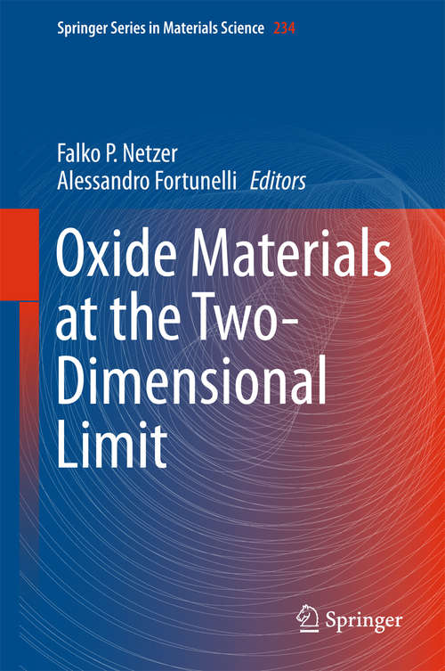 Book cover of Oxide Materials at the Two-Dimensional Limit
