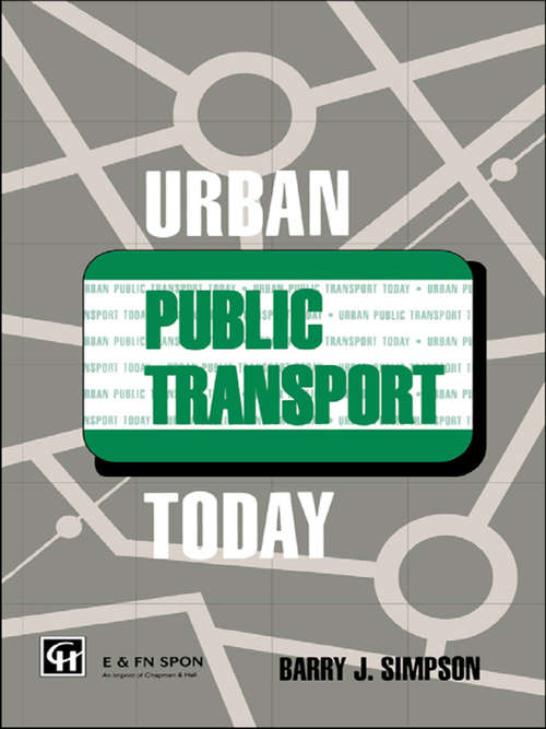 Book cover of Urban Public Transport Today