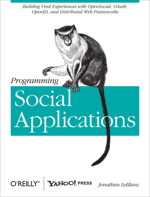 Book cover of Programming Social Applications