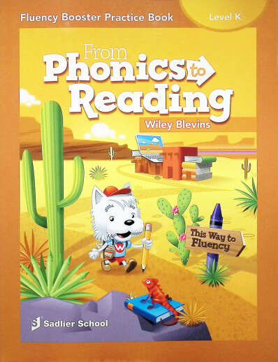 Book cover of From Phonics to Reading, Level K, Fluency Booster Practice Book