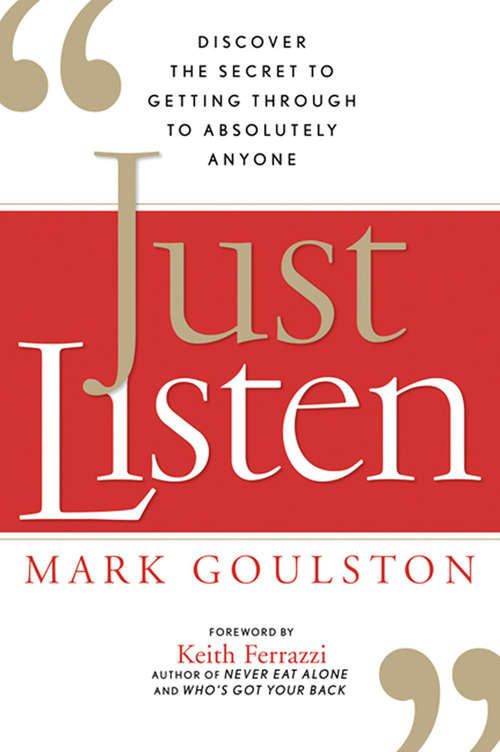 Book cover of Just Listen
