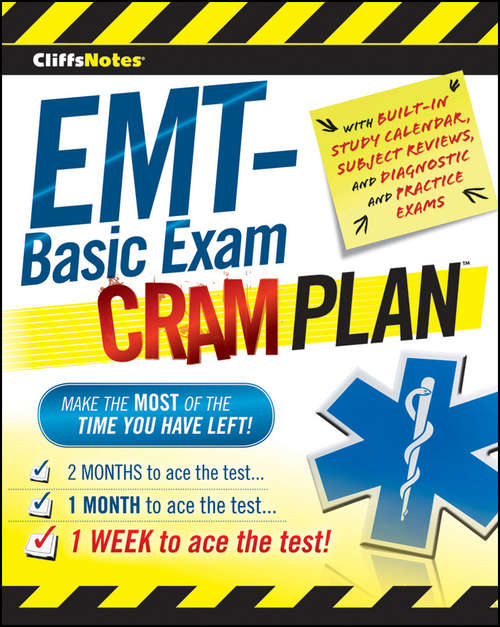 Book cover of CliffsNotes EMT-Basic Exam Cram Plan