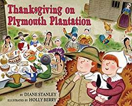 Book cover of Thanksgiving on Plymouth Plantation (Time-traveling Twins)