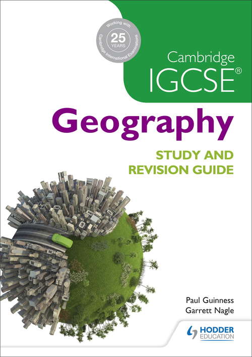 Book cover of Cambridge IGCSE Geography Study and Revision Guide